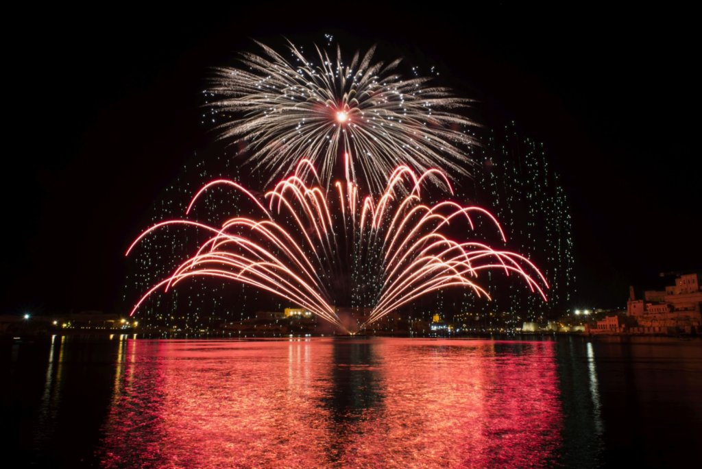 Festival de feux d’artifice à La Valette