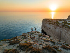 Randonnée sur les falaises de Dingli