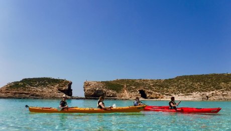 Tours en kayak Gozo et Comino Journee complete