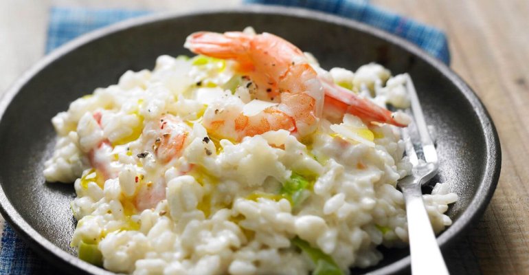 Risotto aux crevettes